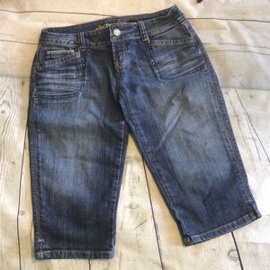 American Eagle Bermuda Shorts 4 Reg Dark Wash
